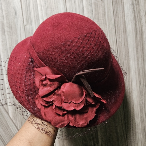 Betmar Style WPL 5923 100% Wool  Late 1950s early 1960s Cherry Red - Picture 13 of 16